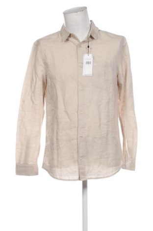 Ανδρικό πουκάμισο Calvin Klein, Μέγεθος M, Χρώμα  Μπέζ, Τιμή 33,99 €