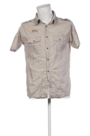 Ανδρικό πουκάμισο Unbranded, Μέγεθος M, Χρώμα  Μπέζ, Τιμή 10,99 €