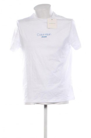 Męski T-shirt Calvin Klein, Rozmiar S, Kolor Biały, Cena 226,99 zł