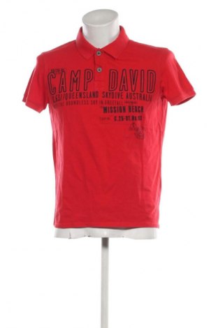 Férfi póló Camp David, Méret M, Szín Piros, Ár 5 589 Ft
