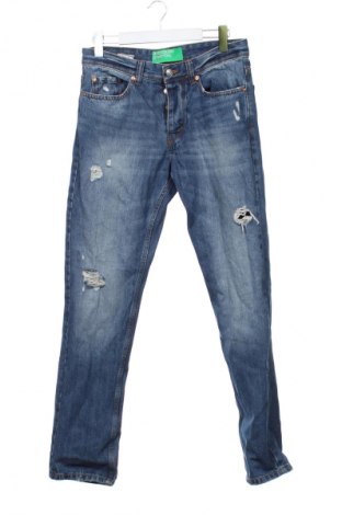 Blugi de bărbați United Colors Of Benetton, Mărime M, Culoare Albastru, Preț 37,99 Lei