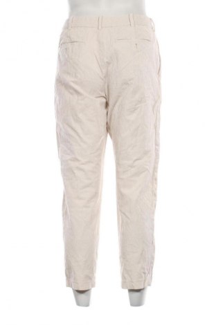 Pantaloni raiați de bărbați Unbranded, Mărime M, Culoare Ecru, Preț 60,99 Lei