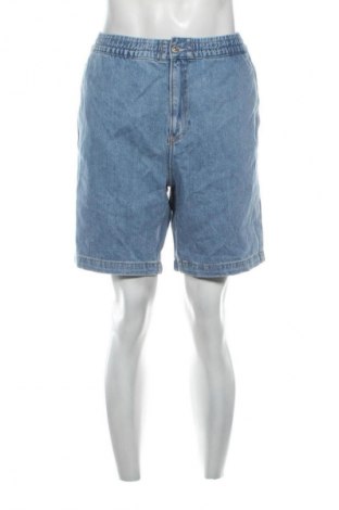 Pantaloni scurți de bărbați Calvin Klein Jeans, Mărime L, Culoare Albastru, Preț 166,99 Lei, #134693045
