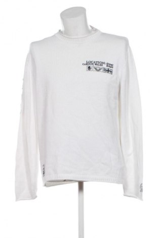 Férfi pulóver Camp David, Méret L, Szín Fehér, Ár 4 239 Ft