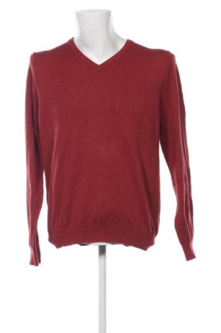 Ανδρικό πουλόβερ Dressmann, Μέγεθος L, Χρώμα Κόκκινο, Τιμή 12,99 €