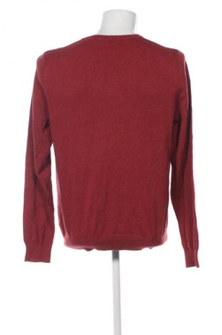 Ανδρικό πουλόβερ Dressmann, Μέγεθος L, Χρώμα Κόκκινο, Τιμή 12,99 €