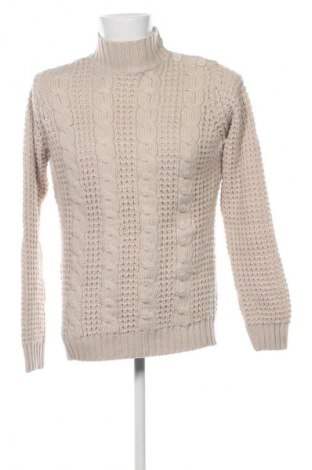 Herrenpullover Piazza Italia, Größe M, Farbe Beige, Preis € 9,99