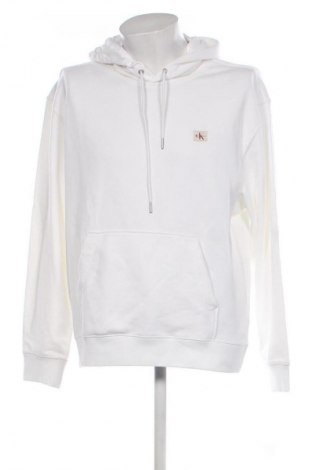 Hanorac de bărbați Calvin Klein Jeans, Mărime L, Culoare Alb, Preț 185,99 Lei