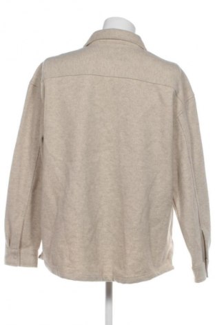 Męski płaszcz Bershka, Rozmiar XL, Kolor Beżowy, Cena 147,99 zł