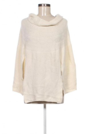 Poncho Cristina Mazzonetto, Größe M, Farbe Ecru, Preis 10,99 €