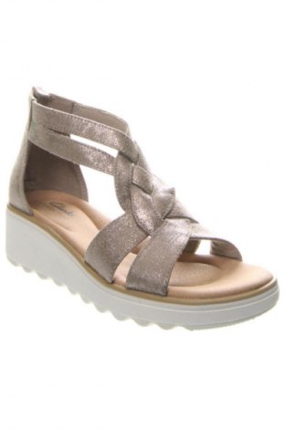 Sandalen Clarks, Größe 38, Farbe Beige, Preis 20,99 €