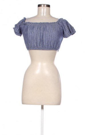 Γυναικεία μπλούζα Pull&Bear, Μέγεθος S, Χρώμα Μπλέ, Τιμή 1,99 €