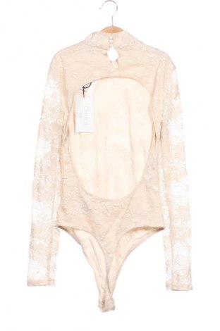 Дамска блуза - боди NA-KD, Размер S, Цвят Бежов, Цена 8,69 €