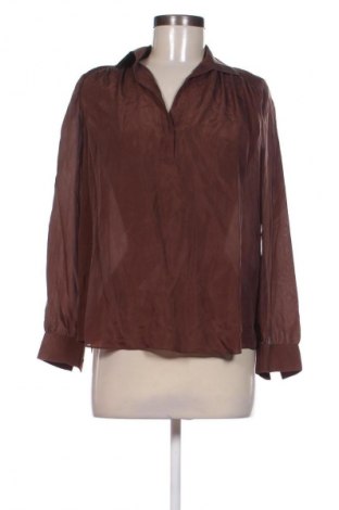 Γυναικεία μπλούζα Massimo Dutti, Μέγεθος XS, Χρώμα Καφέ, Τιμή 19,99 €
