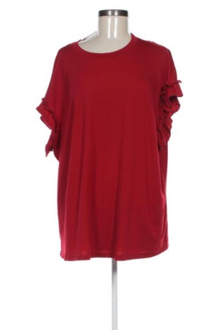 Bluzka damska SHEIN, Rozmiar 3XL, Kolor Czerwony, Cena 26,79 zł