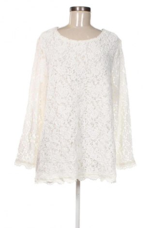 Γυναικεία μπλούζα Samoon, Μέγεθος XL, Χρώμα Λευκό, Τιμή 8,99 €