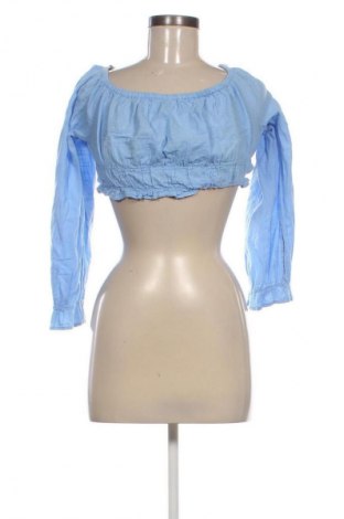 Damen Shirt Stradivarius, Größe L, Farbe Blau, Preis € 1,99