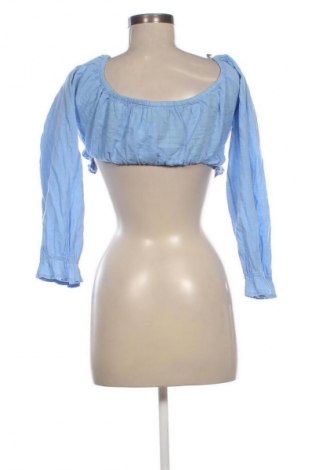 Damen Shirt Stradivarius, Größe L, Farbe Blau, Preis € 1,99