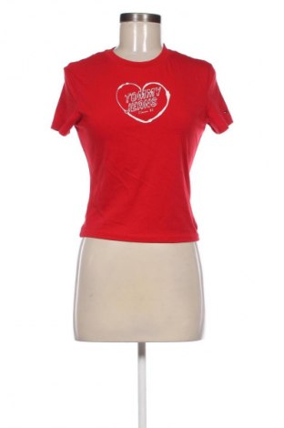 Дамска блуза Tommy Jeans, Размер M, Цвят Червен, Цена 19,07 €