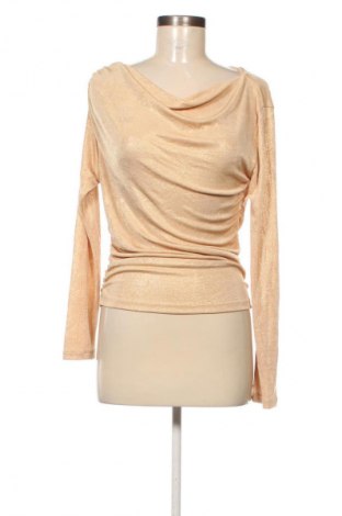 Дамска блуза Zara, Размер L, Цвят Златист, Цена 15,33 €
