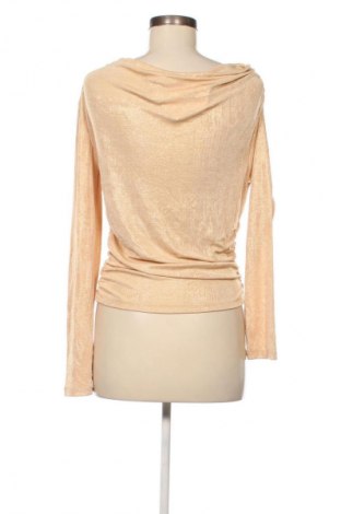 Дамска блуза Zara, Размер L, Цвят Златист, Цена 15,33 €