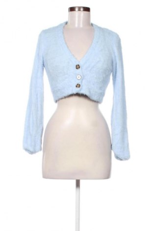Damski kardigan Bershka, Rozmiar M, Kolor Niebieski, Cena 9,99 zł