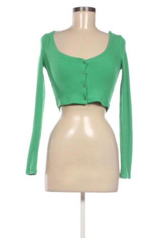 Női kardigán Bershka, Méret S, Szín Zöld, Ár 969 Ft