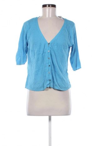 Дамска жилетка Massimo Dutti, Размер L, Цвят Син, Цена 11,75 €