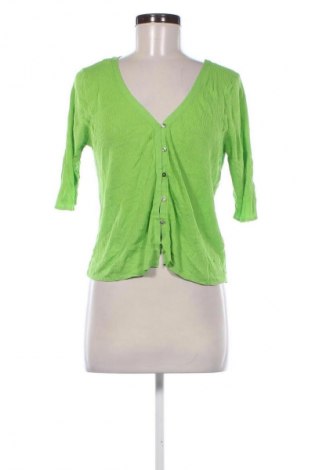 Дамска жилетка Massimo Dutti, Размер L, Цвят Зелен, Цена 12,78 €