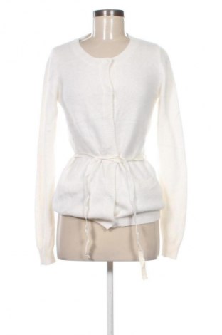 Damen Strickjacke Sisley, Größe M, Farbe Weiß, Preis 15,92 €