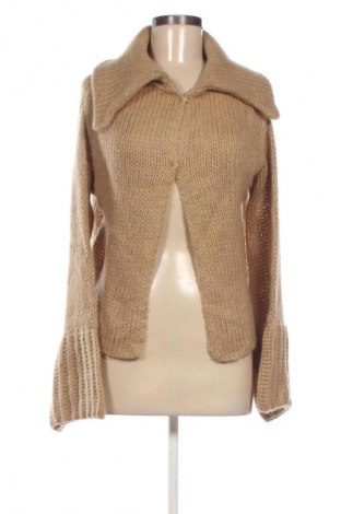 Damski kardigan Sisley, Rozmiar L, Kolor Brązowy, Cena 57,99 zł