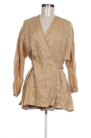 Дамска жилетка Zara, Размер L, Цвят Бежов, Цена 6,13 €