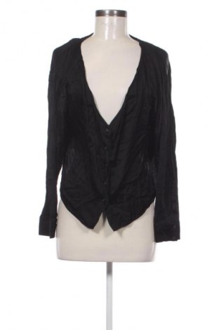 Γυναικείο πουκάμισο H&M, Μέγεθος L, Χρώμα Μαύρο, Τιμή 3,99 €