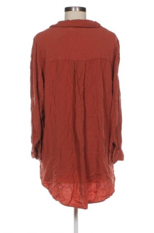 Γυναικείο πουκάμισο ONLY Carmakoma, Μέγεθος XXL, Χρώμα Πορτοκαλί, Τιμή 10,99 €
