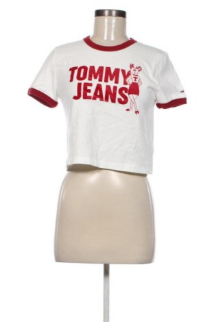 Damski T-shirt Tommy Jeans, Rozmiar S, Kolor Biały, Cena 201,99 zł