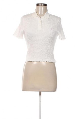 Γυναικείο t-shirt Tommy Jeans, Μέγεθος L, Χρώμα Λευκό, Τιμή 34,99 €
