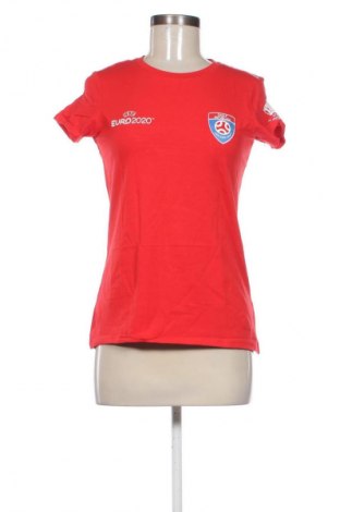 Damski T-shirt Uefa, Rozmiar S, Kolor Czerwony, Cena 14,99 zł