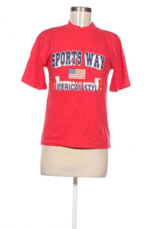 Дамска тениска Unbranded, Размер L, Цвят Червен, Цена 2,04 €