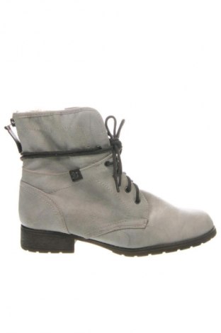 Γυναικεία μποτάκια Tom Tailor, Μέγεθος 40, Χρώμα Γκρί, Τιμή 16,99 €
