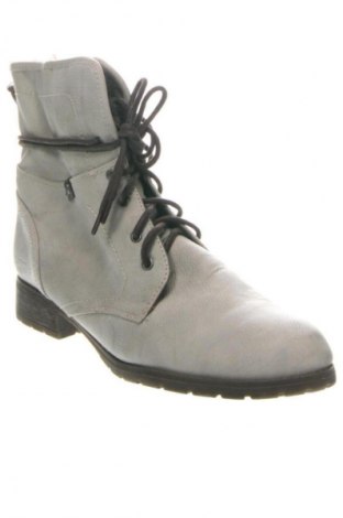 Γυναικεία μποτάκια Tom Tailor, Μέγεθος 40, Χρώμα Γκρί, Τιμή 16,99 €