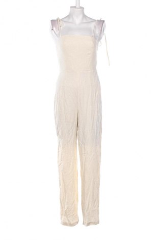 Langer Damen-Overall Stradivarius, Größe M, Farbe Ecru, Preis 17,99 €