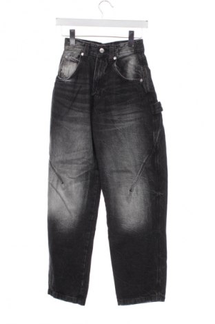 Blugi de femei Bershka, Mărime XXS, Culoare Negru, Preț 102,63 Lei