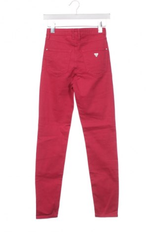 Damskie jeansy Guess, Rozmiar XS, Kolor Różowy, Cena 225,99 zł