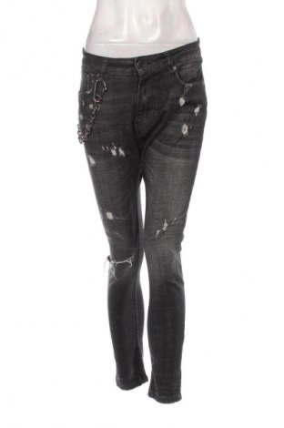 Blugi de femei Zara, Mărime XL, Culoare Gri, Preț 58,99 Lei