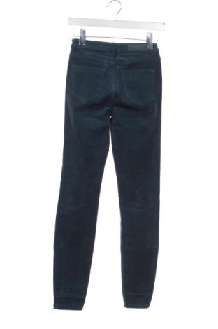 Dámské manšestráky  Amisu, Velikost XS, Barva Modrá, Cena  59,00 Kč