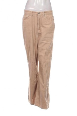 Damskie sztruksy Sinsay, Rozmiar L, Kolor Beżowy, Cena 12,99 zł