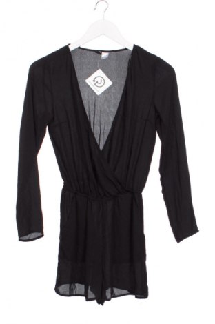 Дамски къс гащеризон H&M, Размер XS, Цвят Черен, Цена 10,73 €