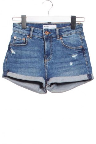 Дамски къс панталон Bershka, Размер XXS, Цвят Син, Цена 6,13 €