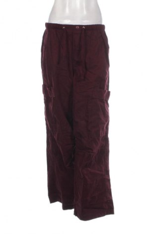 Dámské kalhoty  Bershka, Velikost S, Barva Červená, Cena  189,00 Kč