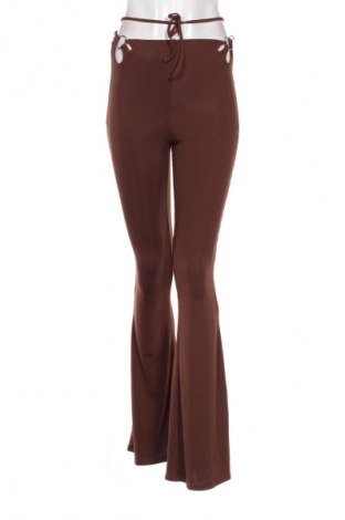 Damskie spodnie Bershka, Rozmiar S, Kolor Brązowy, Cena 53,53 zł